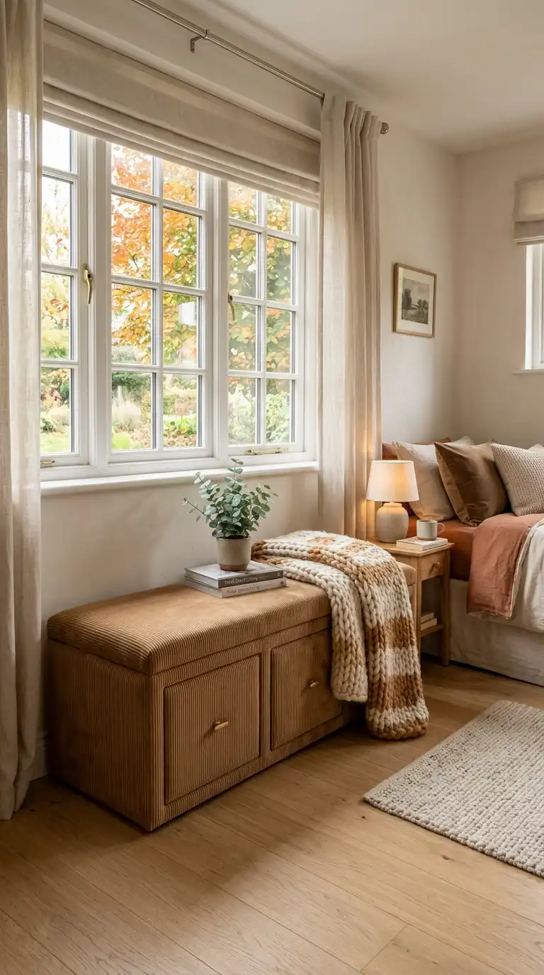 Storage Bench Beneath Window
