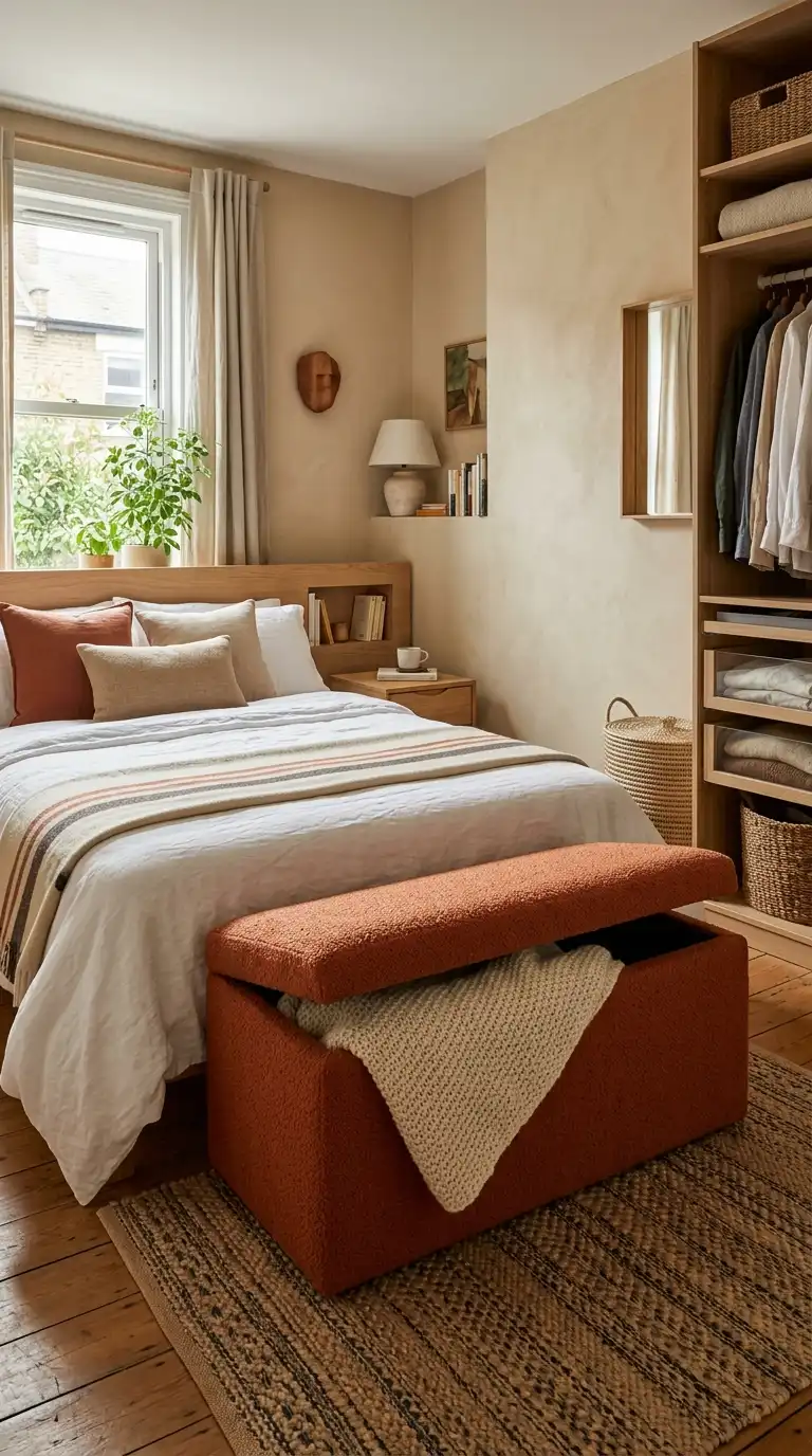 Storage Ottoman At Foot