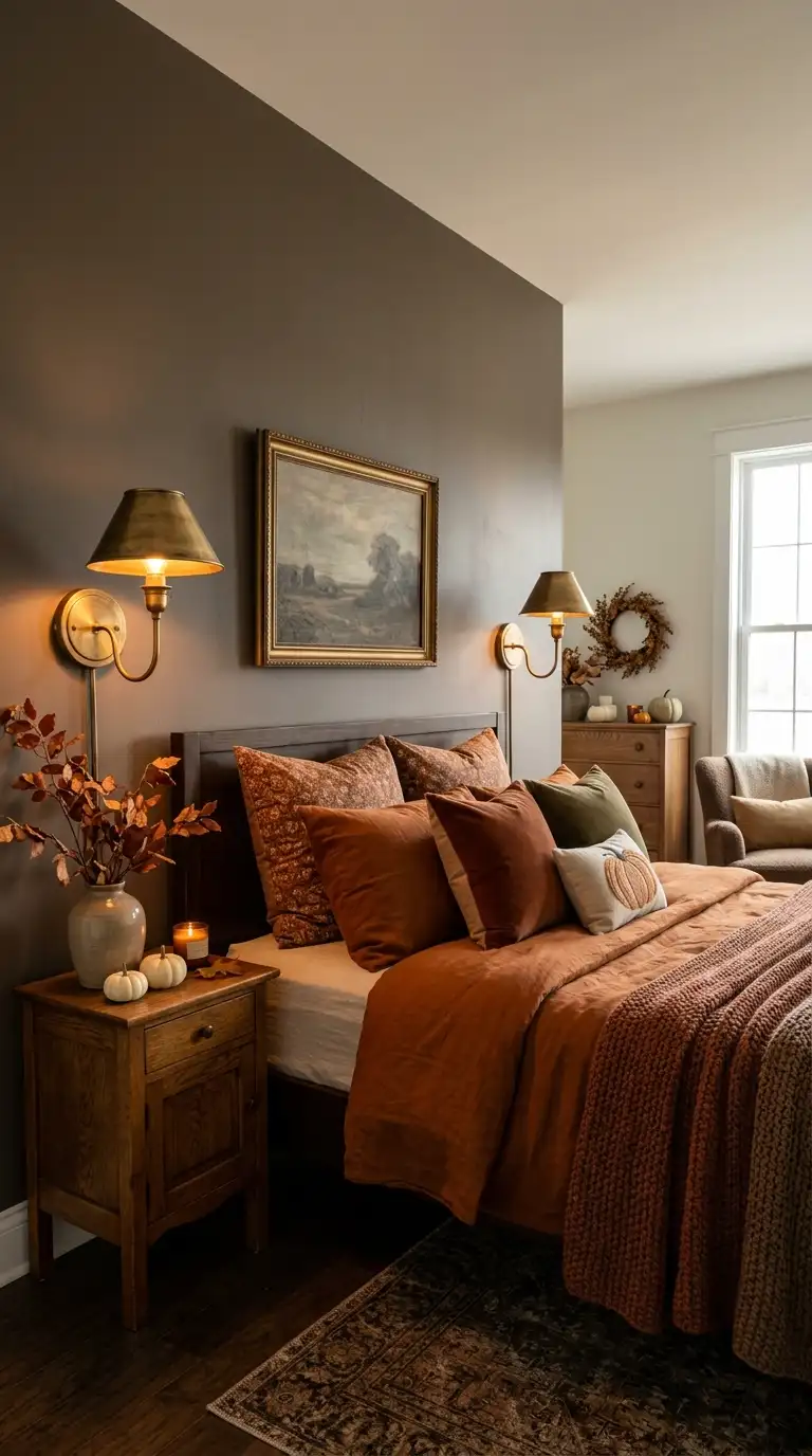 Vintage Brass Bedroom Lighting