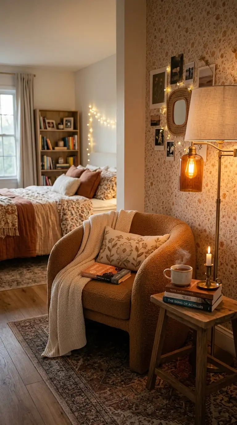 Vintage Inspired Reading Nook