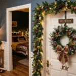 Festive Holiday Door Decorations