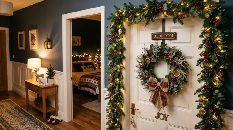 Festive Holiday Door Decorations
