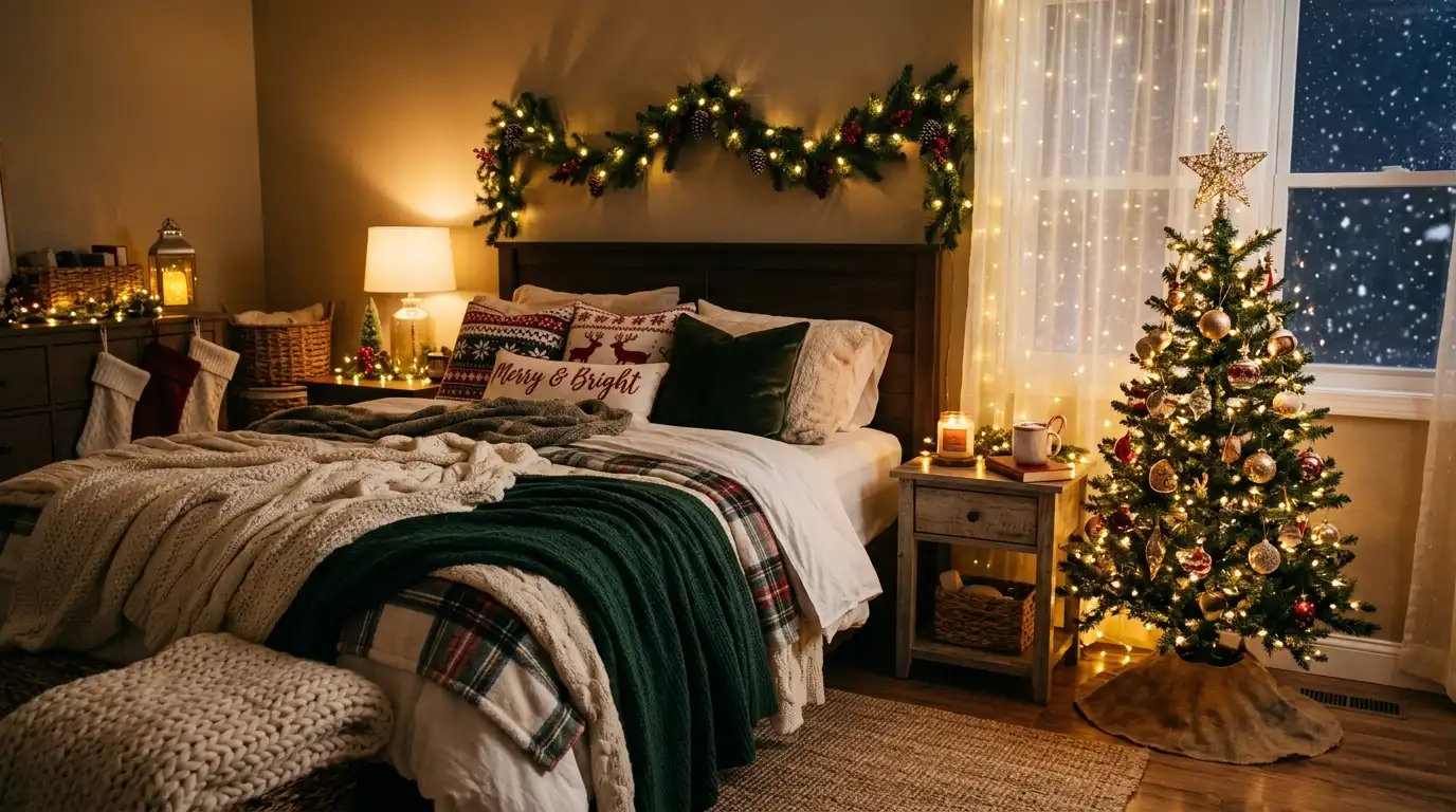 Holiday Bedroom Decorating Ideas
