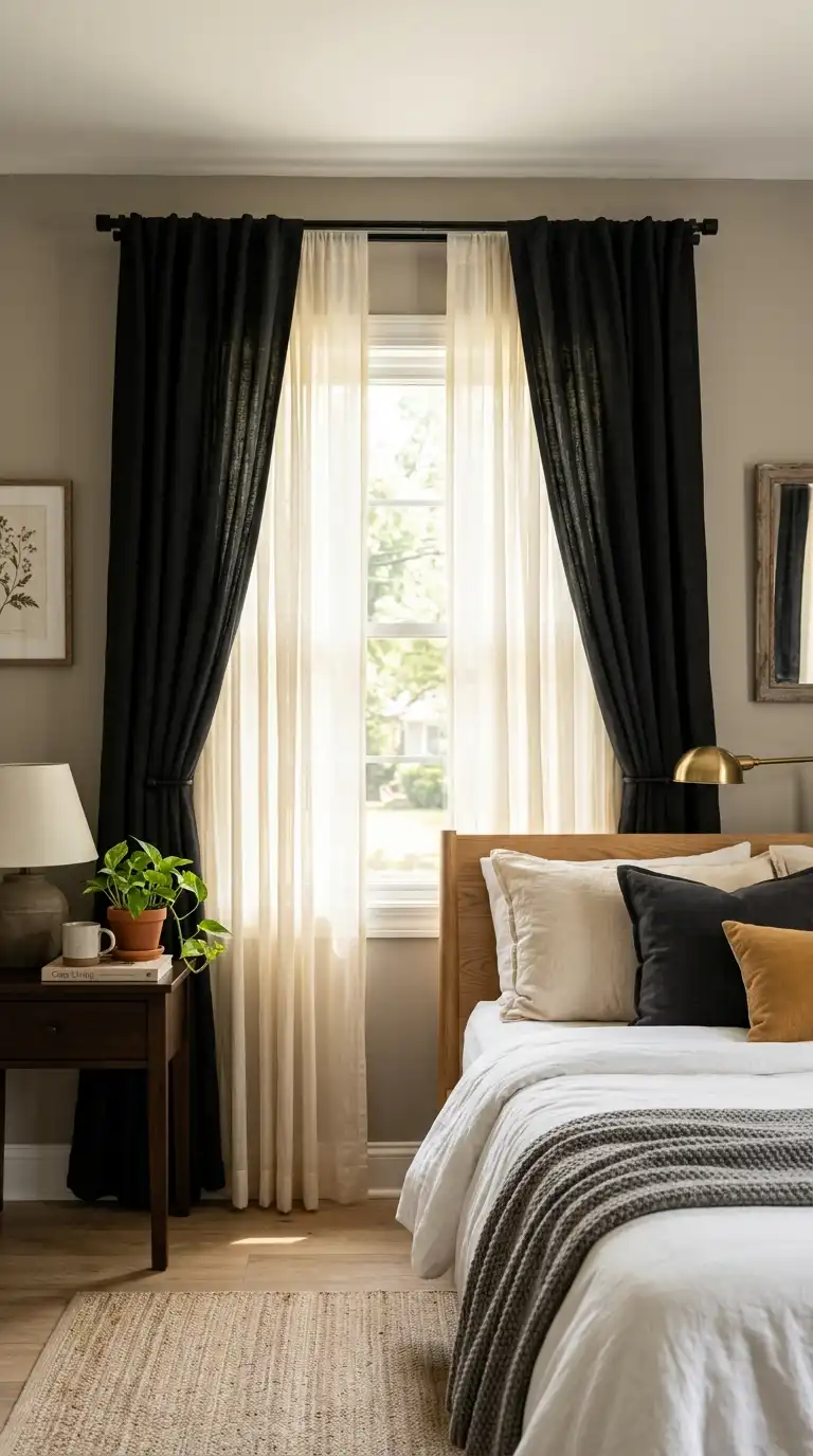 Blackout Curtains With Sheer Layers