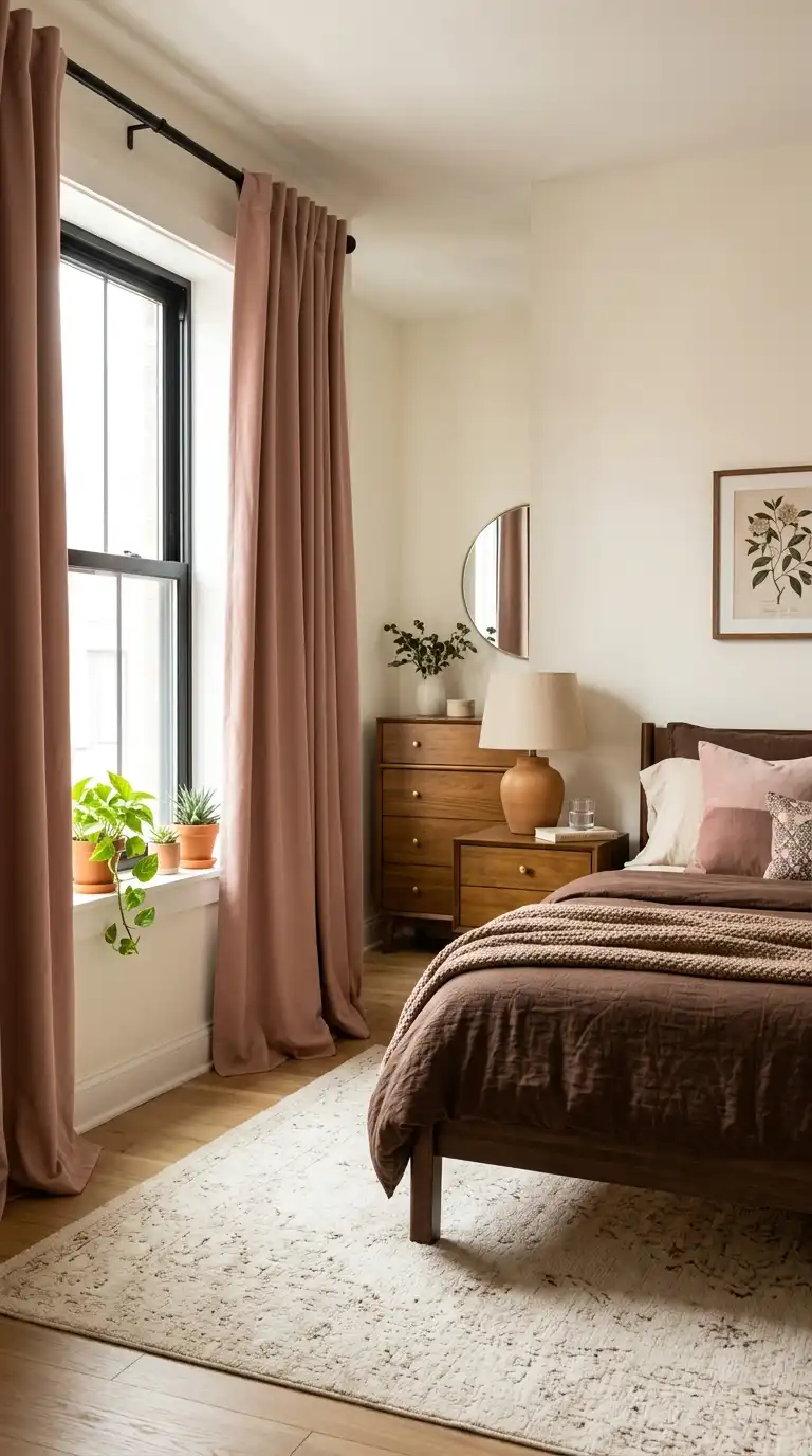 Blush Curtains For Softness