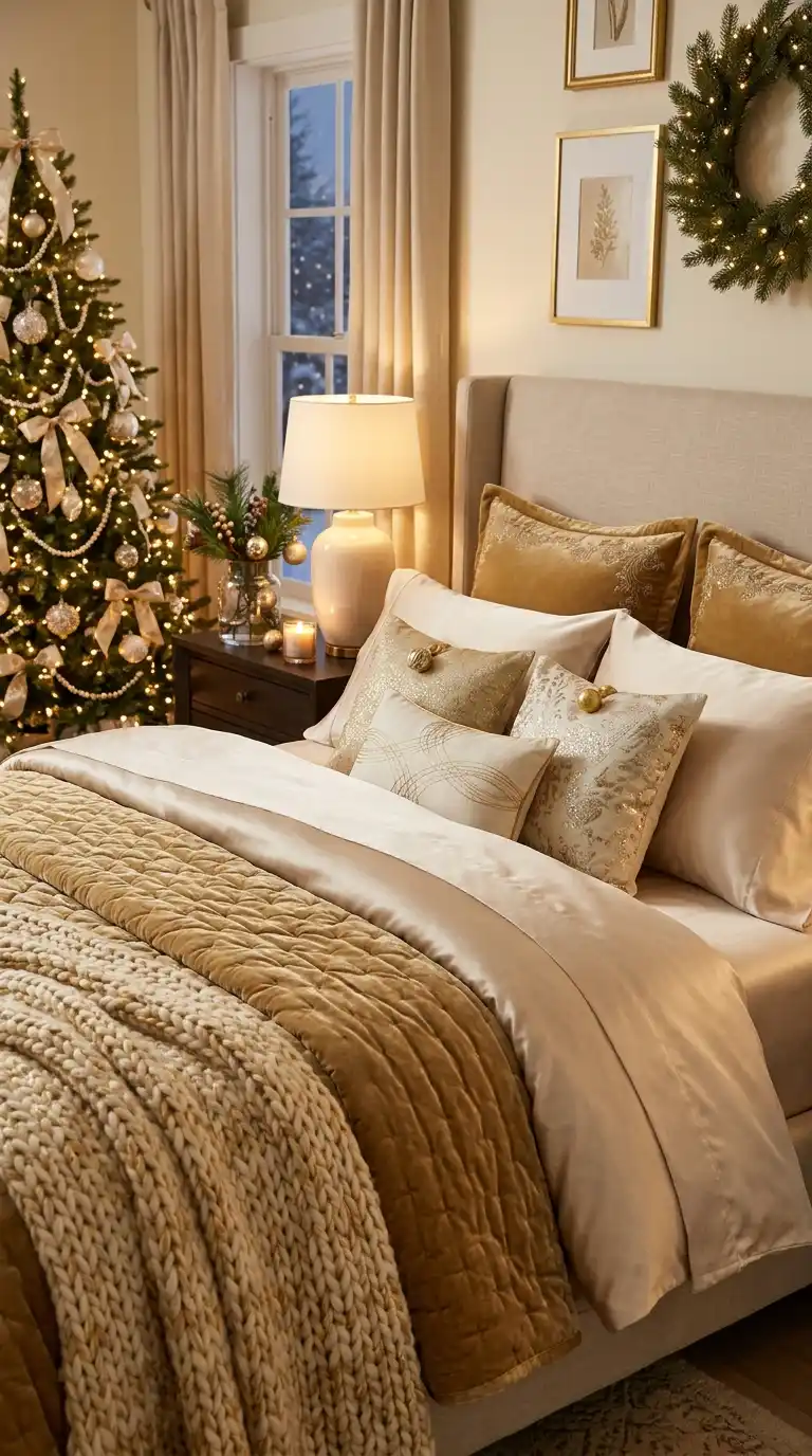 Champagne Gold Bedding Layers