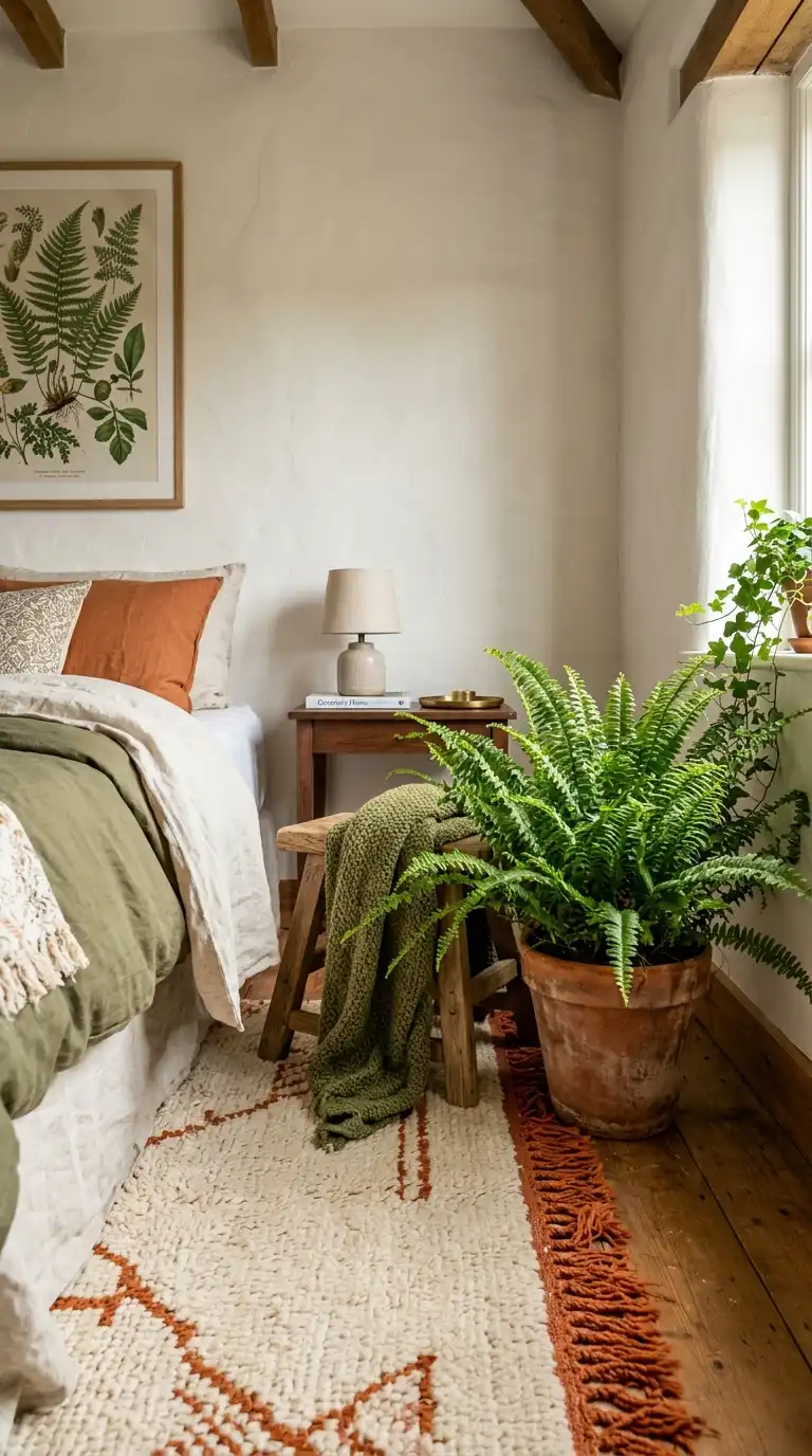 Earthy Green And Terracotta