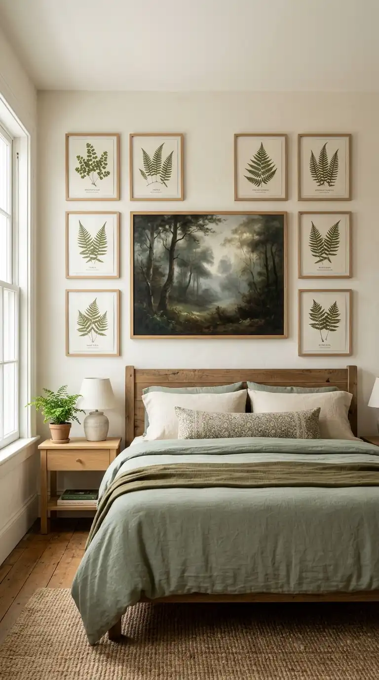 Nature Inspired Gallery Wall