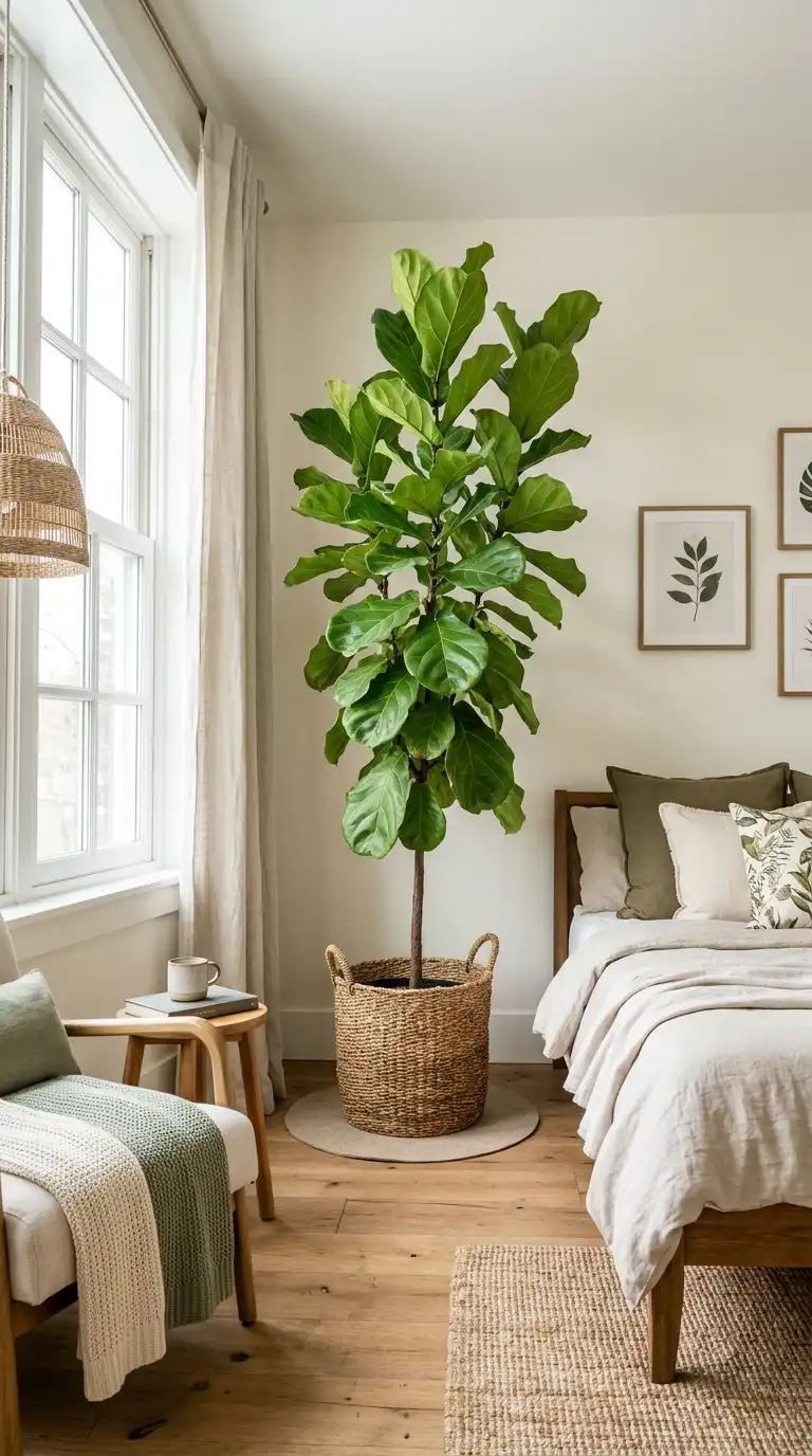 Oversized Plant In Corner