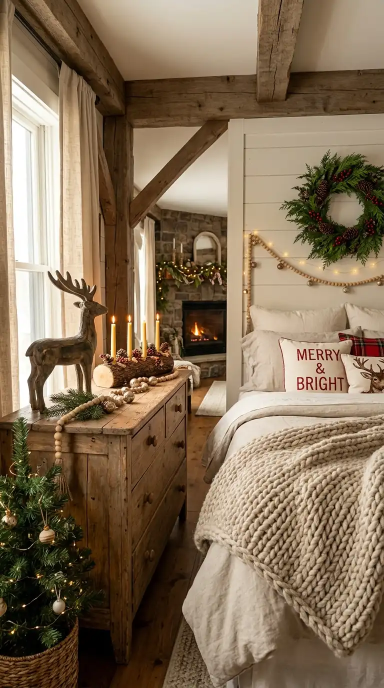 Rustic Wooden Christmas Accents