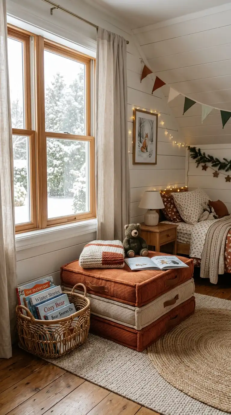 Snuggly Floor Cushions For Reading
