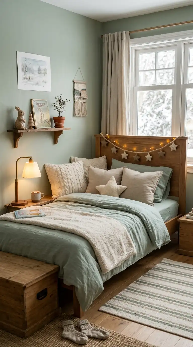 Soft Sage Green Bedroom Accents