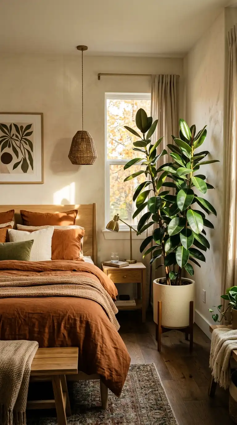 Statement Plant Beside Bed