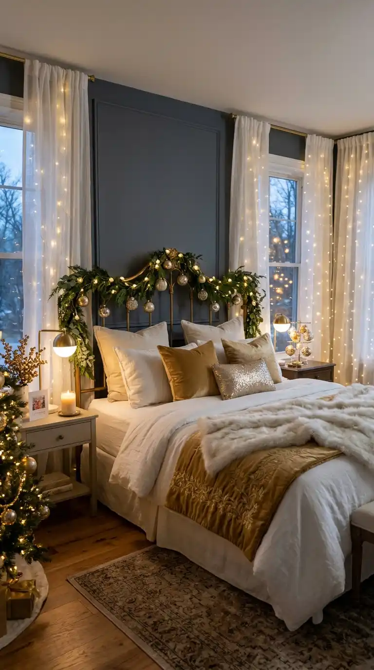 Warm White Gold Christmas Lights