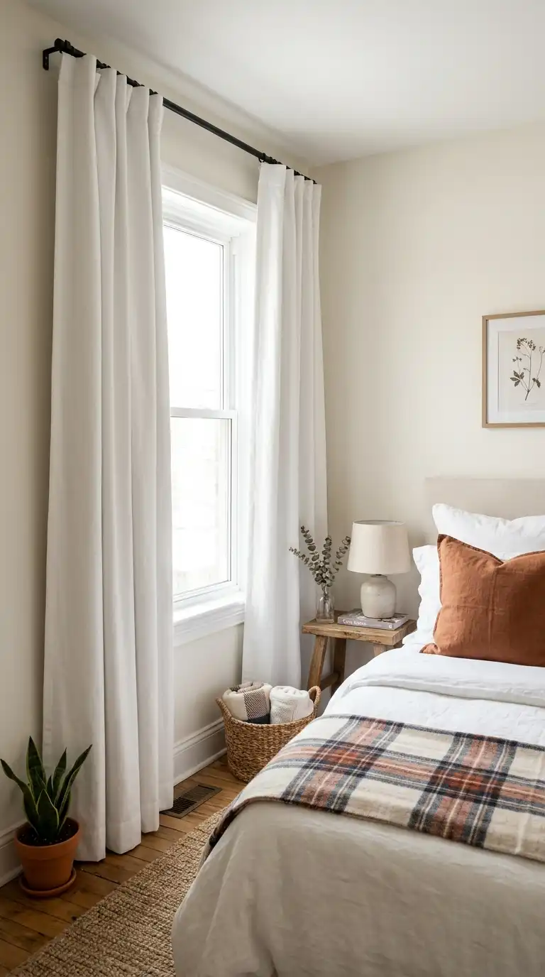 White Curtains With Blackout Lining