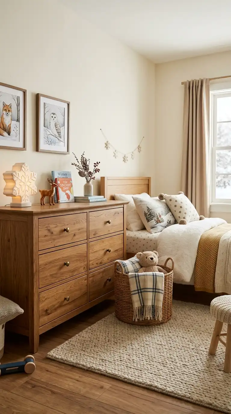 Wooden Furniture With Warm Textures